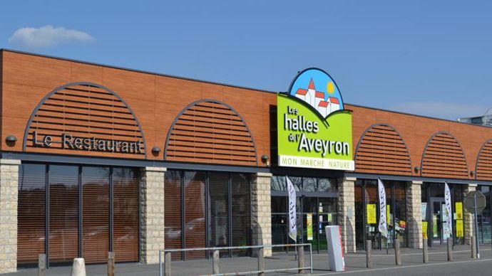 À Onet-le-Château (Aveyron), le premier magasin Les Halles de l’Aveyron, ouvert en 2009, a réalisé près de 4 M€ de CA en 2019. © F. JACQUEMOUD